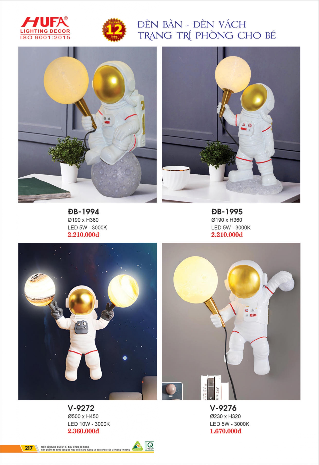 Bảng giá đèn LED HUFA 2026